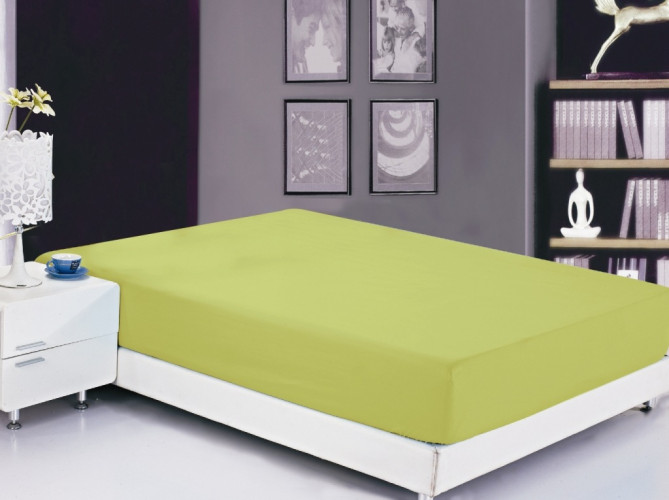 Простыня Valtery "PRC-R-13", 180x200, сатин, на резинке (PRC-R-13-1475)