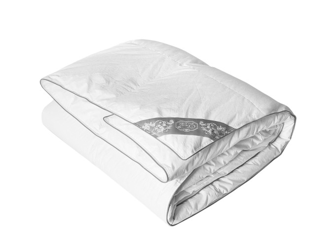 Одеяло всесезонное Cleo "Эко-пух Soft", 172x205, сатин, термоскрепленное микроволокно (лебяжий пух) (172/001-EDS)