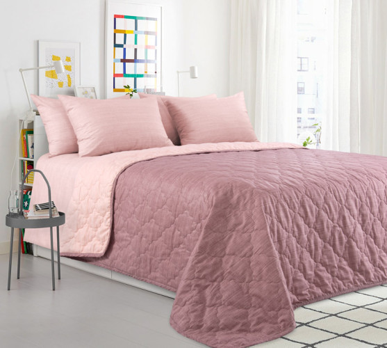 Покрывало Королевское искушение (Текс-Дизайн) "Цветущий миндаль", 140x210, перкаль, стеганое (П140210Цвм)