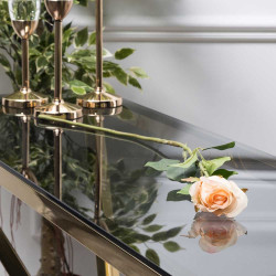 Искусственный цветок Arya 73 см x 1 шт Forever Rose Персиковый