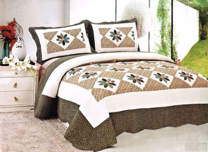 Покрывало Tango (Танго) "Patchwork 333", 230x250, pаtchwork (пэчворк) (PW333-808 КОД2060)