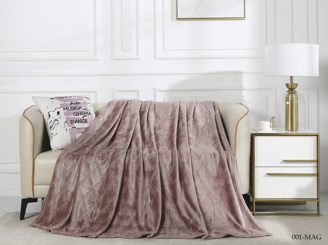 Плед Cleo "MAGNOLIA", 150x200, велсофт (150/001-MAG)