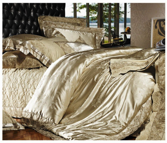 Постельное белье Фамилье "TJ-08", семейный, сатин (TJ-08-1255)