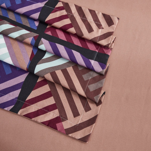 Постельное белье Arya Home "Chain", семейный, софт тач (8680943105806)