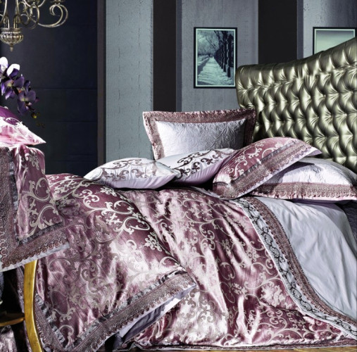 Постельное белье Фамилье "TJ-14", семейный, сатин (TJ-14-1255)