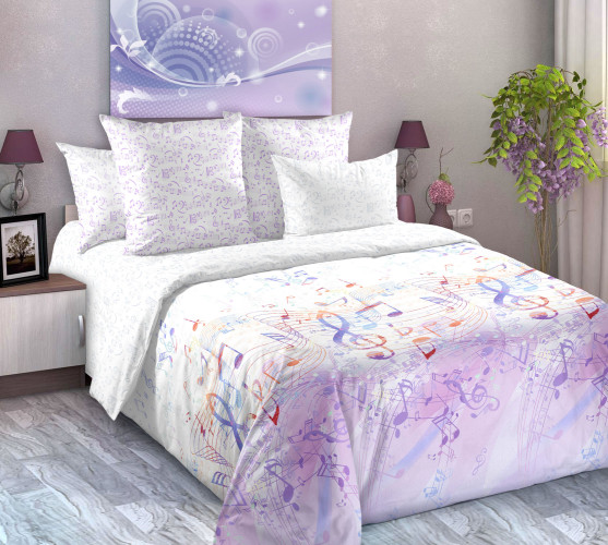 Постельное белье Королевское искушение (Текс-Дизайн) "Творчество 1", евро, перкаль (4250ПН209711)