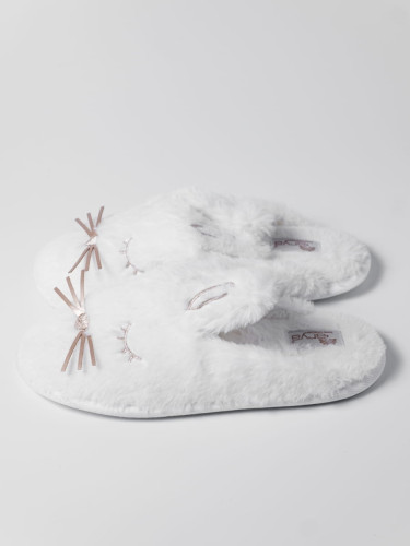 Тапочки Arya Женские Bunny, 39 Белый