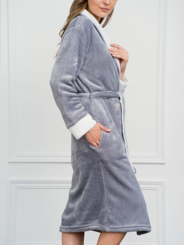 Халат женский Arya Home "Gris", L, полиэстер (8680943113177)