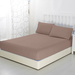 Простыня Текс-Дизайн &quot;Мокко&quot;, 180x200, трикотаж, на резинке (Р514Тмок)