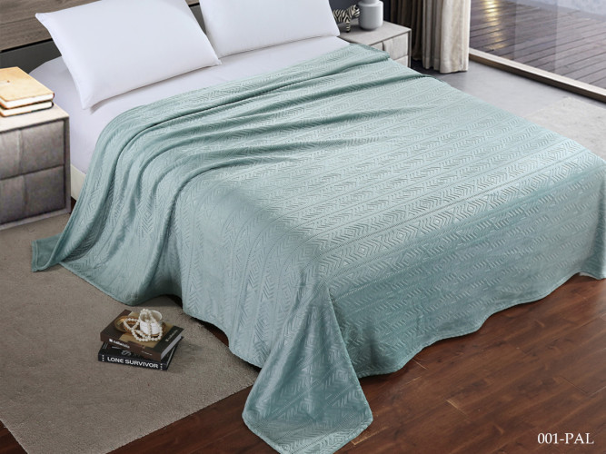 Плед AlViTek (АльВиТек), 180x200, велсофт (Al-Ла ФорЕста-180/PAL-001)