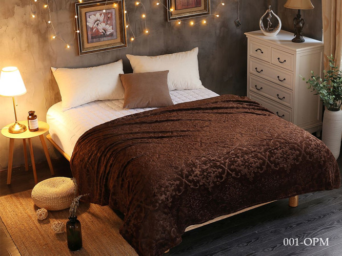 Плед Cleo "MORESKA", 200x220, велсофт (200/001-OPM)