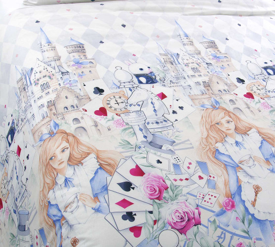 Постельное белье Королевское искушение (Текс-Дизайн) "Зазеркалье 1", евро, перкаль (5250ПН209751)