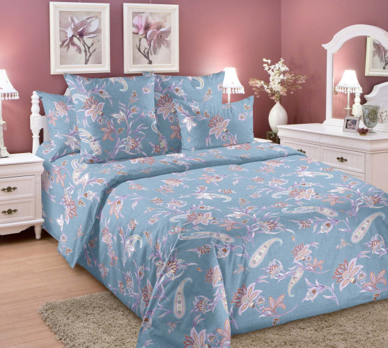 Постельное белье Белиссимо (Текс-Дизайн) "Виавель 1", евро, поплин (4150ЛН201561)