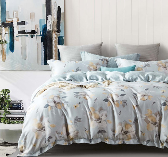 Постельное белье Фамилье "TP-75", евро, тенсел (TP-75-1253)