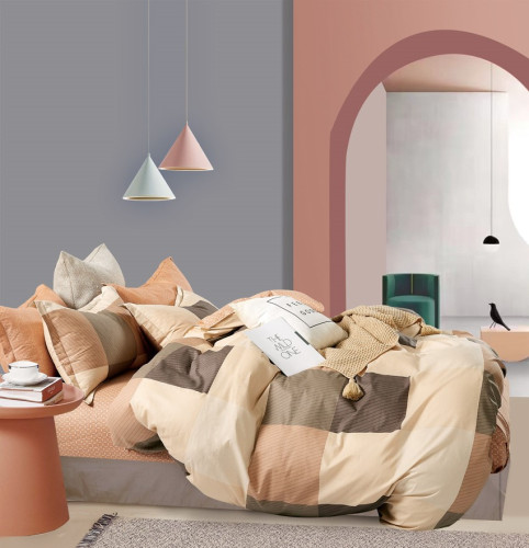 Постельное белье Valtery "C-535", семейный, сатин (C-535-1255)