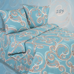 Постельное белье AlViTek (АльВиТек) "589-ПА", семейный, поплин (АльВиТек-ПA-4-589)