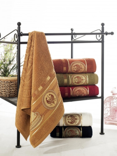 Набор полотенец PHILIPPUS "GREEK SHIP", 70x140, махровая ткань, 6 шт (PHILIPPUS-9866)