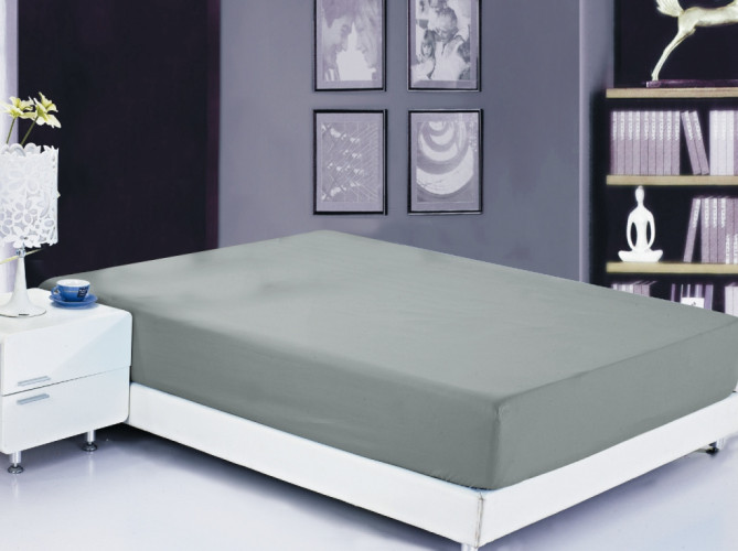 Простыня Valtery "PRMF-11", 90x200, софткоттон, на резинке (PRMF-11-1783)