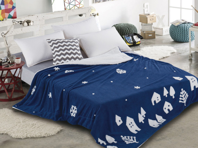 Плед Cleo "FLUFFY", 180x200, велсофт (180/003-SH)