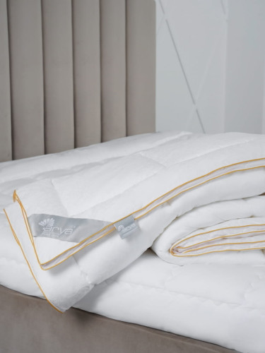 Одеяло кассетное всесезонное Arya Home "Imperius", 155x215, хлопок, силиконизированное волокно (8680943018410)