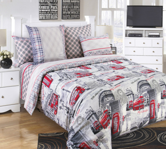 Постельное белье Королевское искушение (Текс-Дизайн) "Лондон 1", 1.5-спальный, перкаль (1250ПН192961)