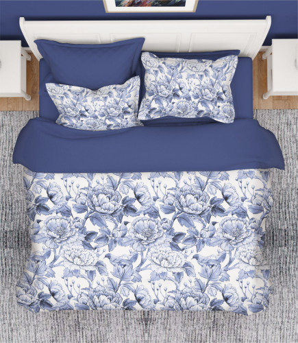 Постельное белье Valtery "RS-405", евро, сатин (RS-405-1253)