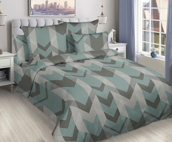 Постельное белье Valtery "AP-92", 1.5-спальный, поплин (AP-92-1249)