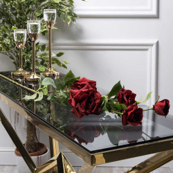 Искусственный цветок Arya 107 см x 5 шт Unique Rose Красный