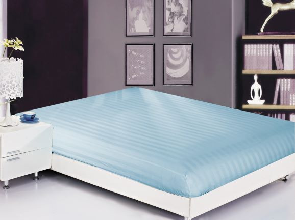 Простыня Valtery "PRST-R-32", 90x200, сатин, на резинке (PRST-R-32-1783)