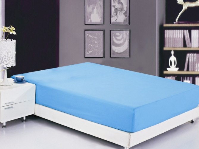 Простыня Valtery "PRC-R-14", 180x200, сатин, на резинке (PRC-R-14-1475)