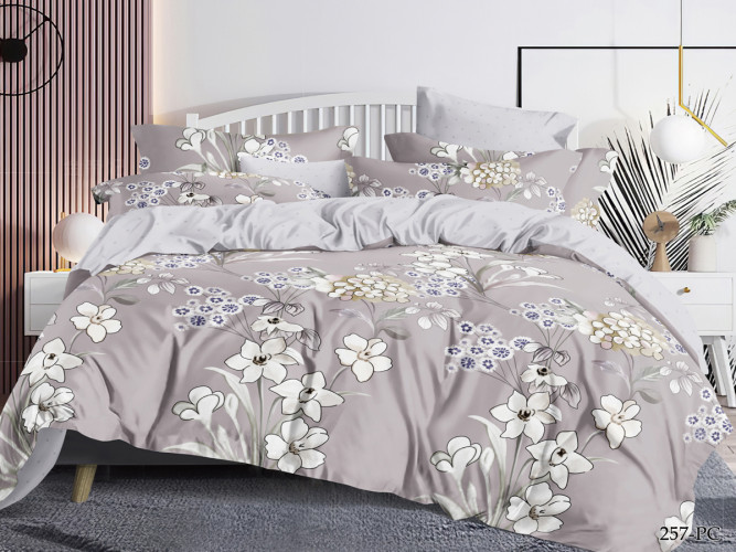 Постельное белье Cleo "Pure Cotton 257-PC", 1.5-спальный, поплин (15/257-PC)