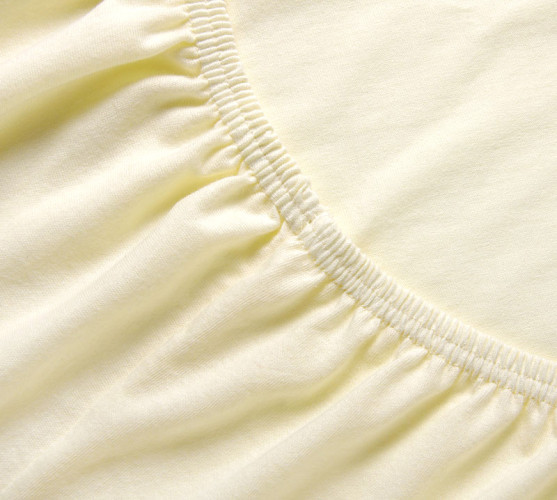 Простыня Текс-Дизайн "Молочный", 200x200, трикотаж, на резинке (ш200200молок)