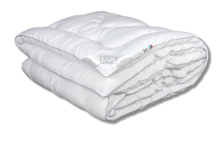 Одеяло теплое AlViTek (АльВиТек) "Карбон", 172x205, микрофибра, искусственный лебяжий пух, стеганое (ОК-20)