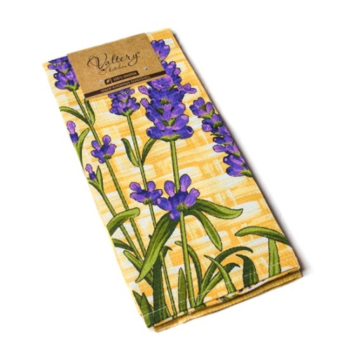 Набор полотенец вафельных Valtery "ДУША ПРОВАНСА желтый", 50x60, хлопок, 2 шт (0836-4-2171)