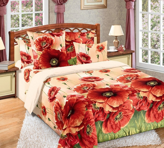 Постельное белье Чебоксарский Текстиль "Carmen", 1.5-спальный, бязь (Carmen-282)