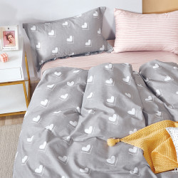 Постельное белье Cleo &quot;Satin de Luxe 0052-SK&quot;, семейный, сатин, на молнии (41/0052-SK)