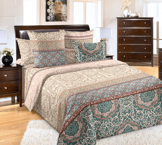 Постельное белье Белиссимо (Текс-Дизайн) "Визаж 1", 2-спальный, поплин (3100ЛН198751)