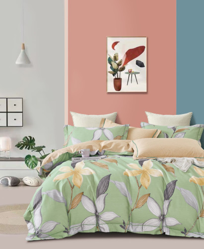 Постельное белье Valtery "C-517", 1.5-спальный, сатин (C-517-1249)