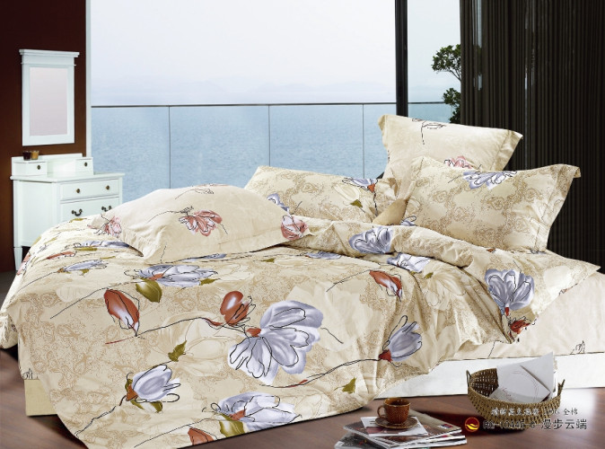 Постельное белье Valtery "C-124", евро, сатин (C-124-1253)