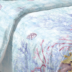 Постельное белье Королевское искушение (Текс-Дизайн) "Коралловый риф 1", 1.5-спальный, перкаль (1250П206911)