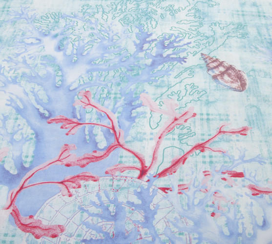 Постельное белье Королевское искушение (Текс-Дизайн) "Коралловый риф 1", 1.5-спальный, перкаль (1250П206911)