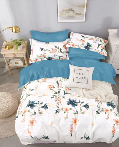 Постельное белье Valtery "CS-14", 1.5-спальный, сатин (CS-14-1249)