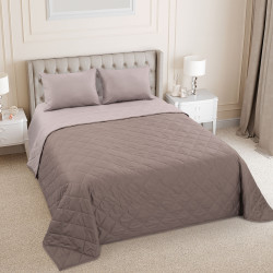 Покрывало Королевское искушение (Текс-Дизайн) &quot;Шоколадное мороженое&quot;, 210x240, перкаль, стеганое (ПГК240210Шкм)