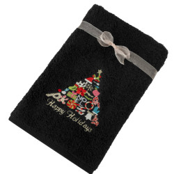 Полотенце Arya Home &quot;Happy Holidays&quot;, 50x90, хлопок (8680943224811)