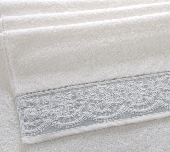 Полотенце Comfort Life (Текс-Дизайн) "Ажур крем", для ванной, 70x140, махровая ткань (АжрКр7014055)