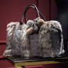 Сумка женская Arya с мехом 40x14x27 Vanessa