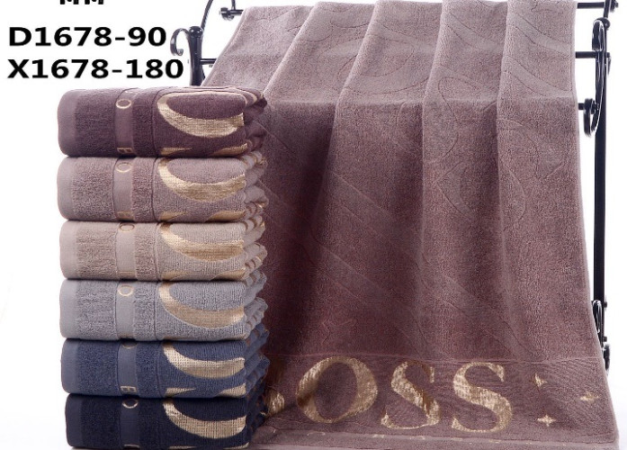 Набор полотенец Северный Город "Босс", 50x100, махровая ткань, 6 шт (СГ- D1678)