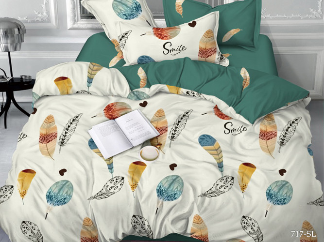 Постельное белье Cleo "Satin Lux 717-SL", 1.5-спальный, сатин (15/717-SL)