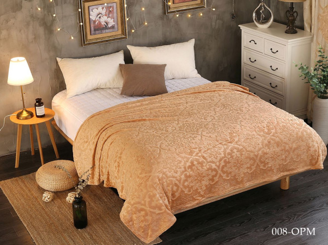 Плед Cleo "MORESKA", 180x200, велсофт (180/008-OPM)