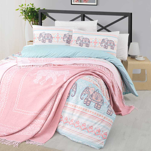 Постельное белье Arya Home "Bianca", евро, ранфорс (8680943213457)